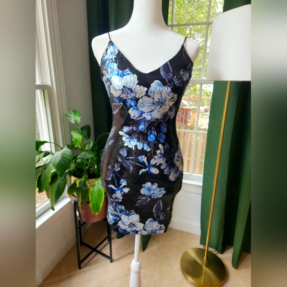 Sequence homecoming dress